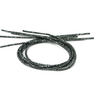 3 mm Hæmatit, facet, 1/1 streng